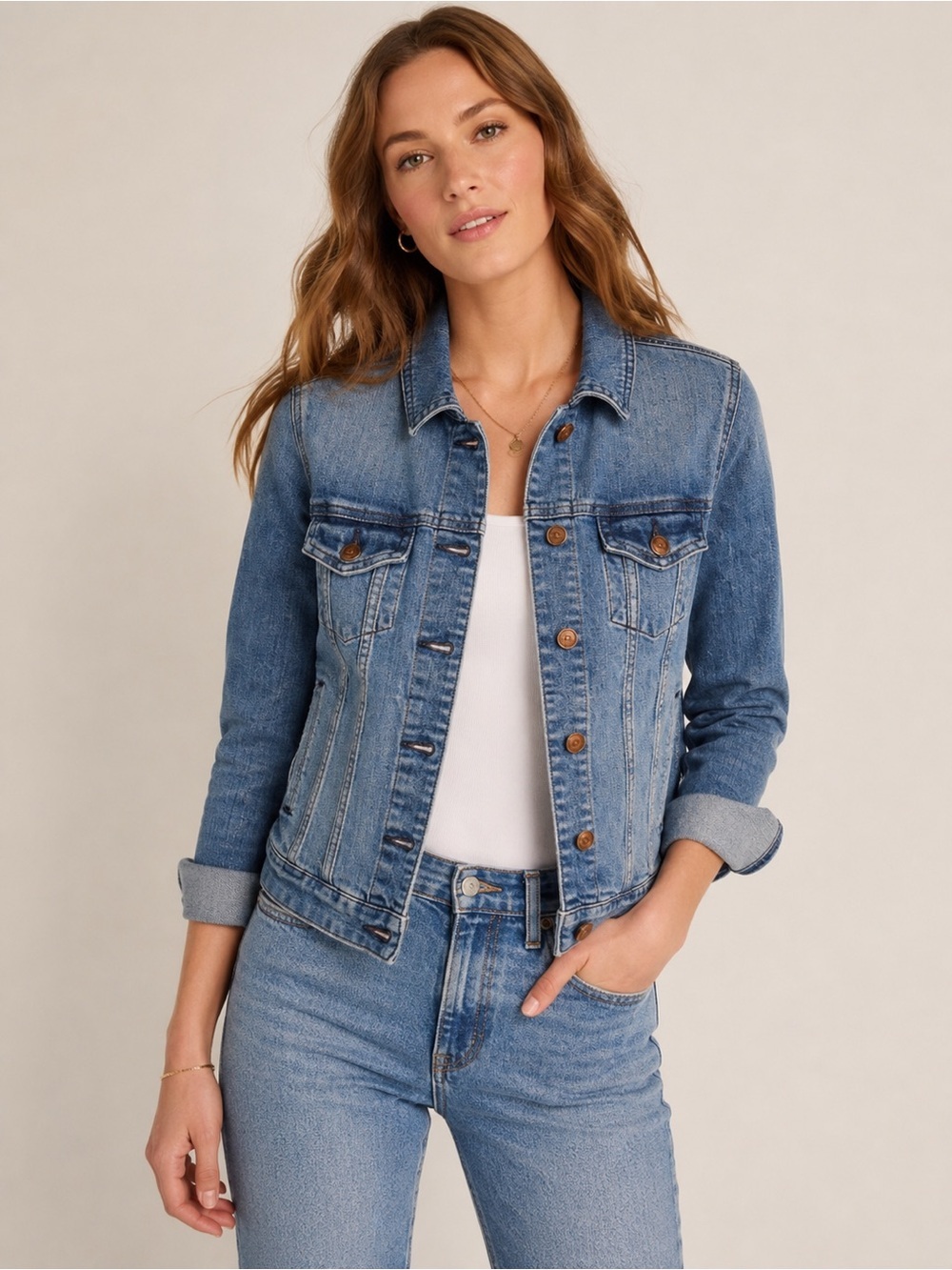J.Crew Women’s Classic Blue Denim Jean Jacket XS
